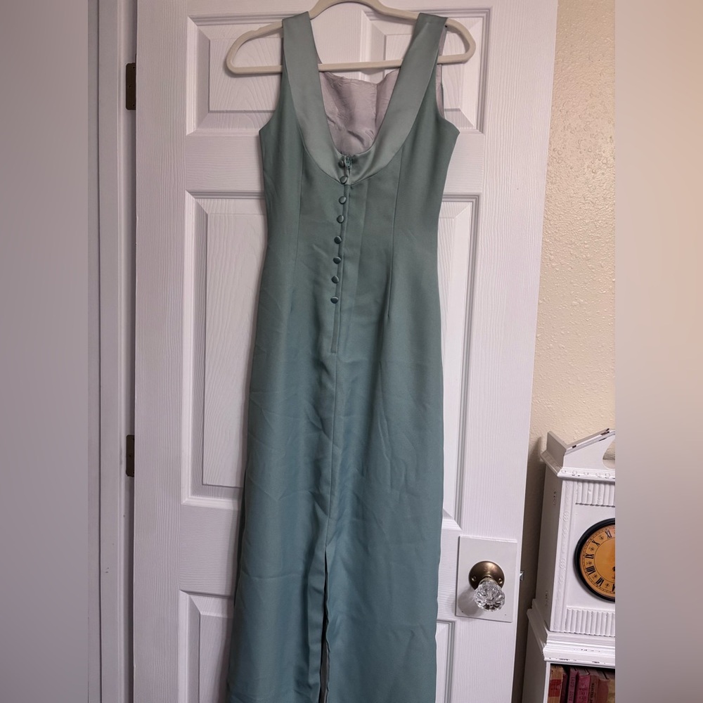 Chic Sleeveless Teal Maxi Dress